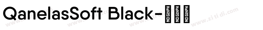 QanelasSoft Black字体转换